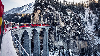 Zwitserland trein busreis